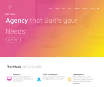 Lisadove.com(Agency Home) Screenshot