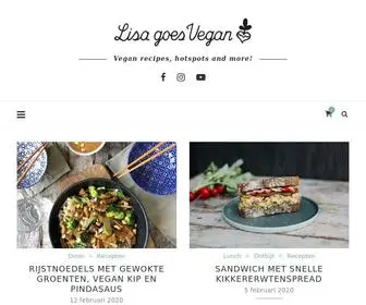 Lisagoesvegan.com(Lisa goes Vegan) Screenshot