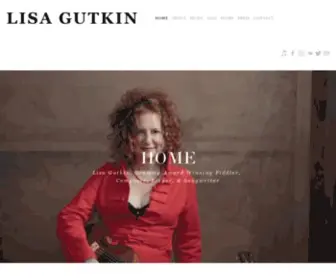 Lisagutkin.com(Lisa Gutkin performs with the Klezmatics and) Screenshot