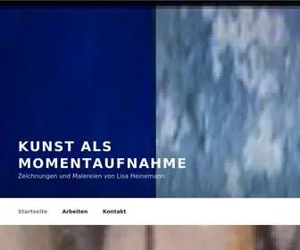 Lisaheinemann.com(Kunst die beflügeln aber auch nachdenklich machen soll) Screenshot
