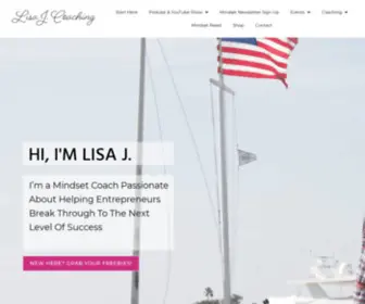 LisajCoaching.com(Lisa J) Screenshot