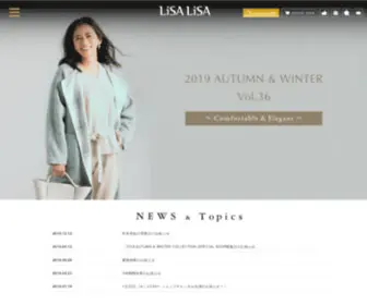 LisaLisa-JP.com(リサリサ) Screenshot