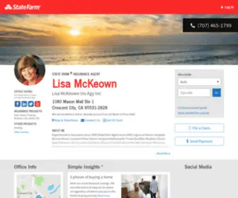 Lisamckeown.com(State Farm Insurance Agent Lisa McKeown in Crescent City CA) Screenshot