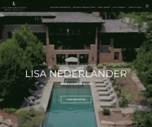 Lisanederlander.com(Lisa Nederlander) Screenshot