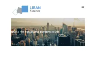 Lisanfinance.com(Direction Financière Externe de Startup) Screenshot