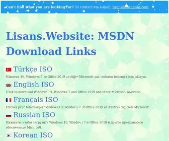 Lisans.website(Windows & Office) Screenshot