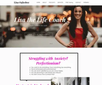 Lisaoglesbeecoaching.com(Lisa Oglesbee Perfectionist Paralysis Life Coach) Screenshot