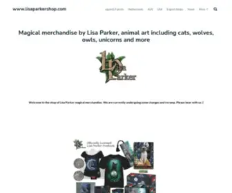 Lisaparkershop.com(Lisa parker) Screenshot