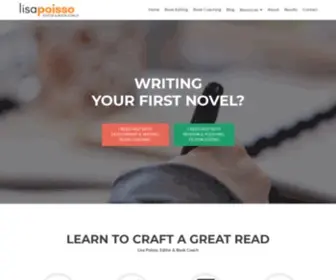 Lisapoisso.com(Editor and book coach specializing in fiction editing for debut authors and emerging authors) Screenshot