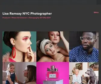 Lisaramsay.com(Lisa Ramsay NYC Photographer) Screenshot