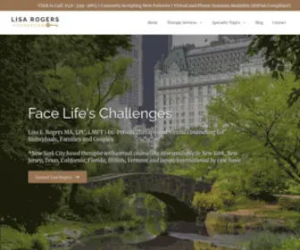 Lisarogerscounseling.com(Lisa Rogers Counseling) Screenshot