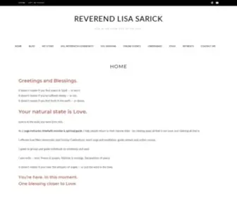 Lisasarick.com(Live in the flow) Screenshot