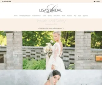 Lisasbridal.com(Lisa's Bridal) Screenshot