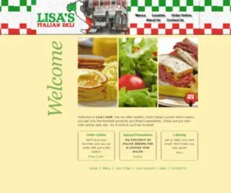 Lisasdeli.com(Deli with Online Ordering Hoboken) Screenshot