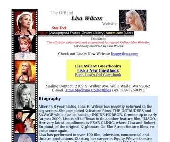 Lisawilcox.com(The Official Lisa Wilcox Website) Screenshot