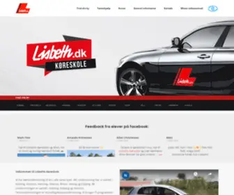 Lisbeth.dk(Køreskole) Screenshot