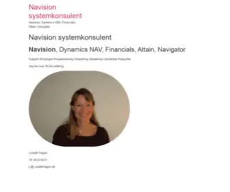 Lisbethhagen.dk(Systemkonsulent Navision Attain Financials Navigator) Screenshot