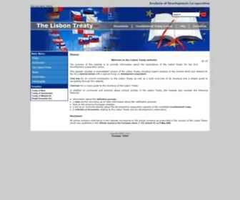 Lisbon-Treaty.org(Lisbon Treaty) Screenshot