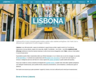 Lisbona.info(Guida turistica online su Lisbona) Screenshot