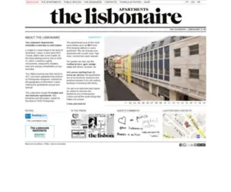 Lisbonaire.com(The Lisbonaire Apartments) Screenshot