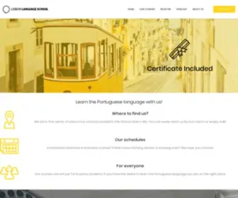 Lisbonlanguageschool.com(Lisbon Language School) Screenshot