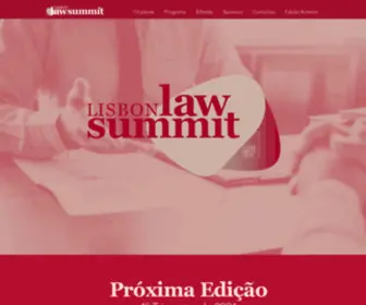 Lisbonlawsummit.com(Lisbon Law Summit) Screenshot