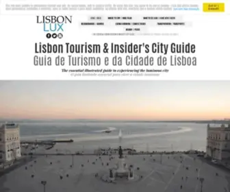 Lisbonlux.com(Lisbon Portugal Travel Guide) Screenshot