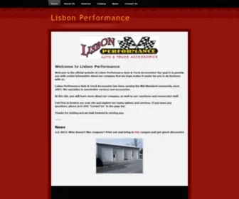 Lisbonperformance.com(Lisbon Performance) Screenshot