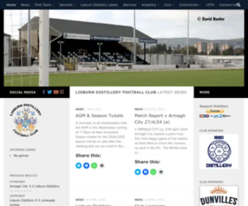 Lisburn-Distillery.net(Lisburn Distillery) Screenshot