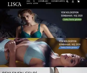 Lisca.com.tr(Türkiye resmi satış sitesi) Screenshot