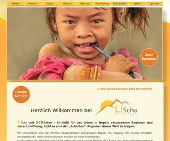 Lischa-Himalaya.org(Mädchenpatenschaft) Screenshot