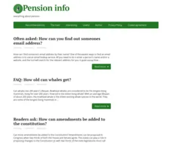 Lisenbyretirement.com(Pension info) Screenshot