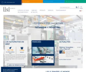 Lisi-Automotive.com(LInk Solution for Industry) Screenshot