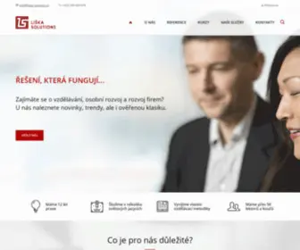 Liska-Solutions.cz(Vzdělávací agentura v Praze) Screenshot