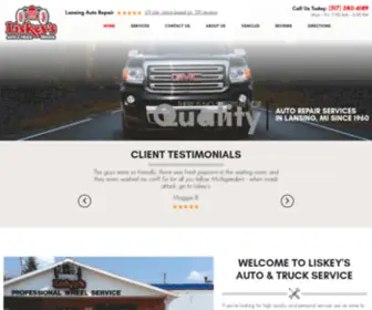 Liskeys.com(Liskey's Auto & Truck Service) Screenshot