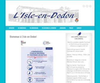 Lisleendodon.com(L'ISLE-en-DODON) Screenshot