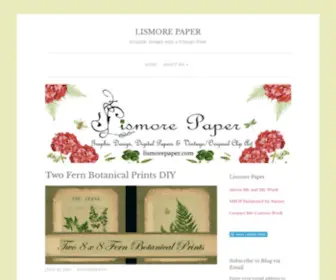 Lismorepaper.com(Graphic Design) Screenshot