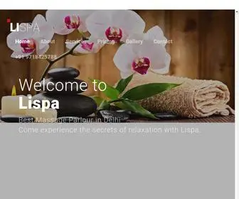 Lispa.in(Full body massage in delhi) Screenshot