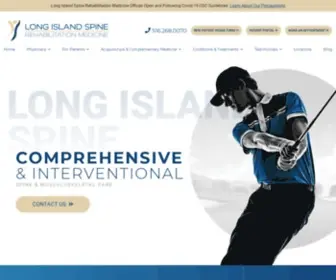 Lispinemed.com(Long Island Spine Specialists) Screenshot