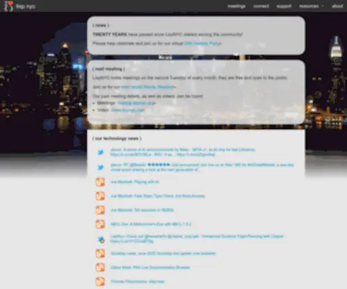 Lispnyc.org(Next-meeting) Screenshot