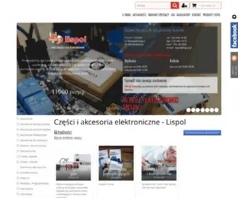 Lispol.com(Sklep z częściami elektronicznymi) Screenshot