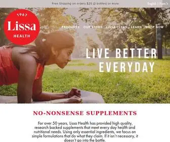 Lissahealth.com(Lissa Health) Screenshot