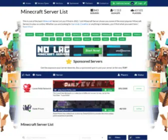 List-Minecraft-Server.com(Minecraft Server List) Screenshot