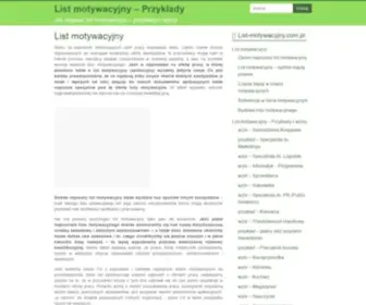 List-MotywacyjNy.com.pl(List motywacyjny) Screenshot
