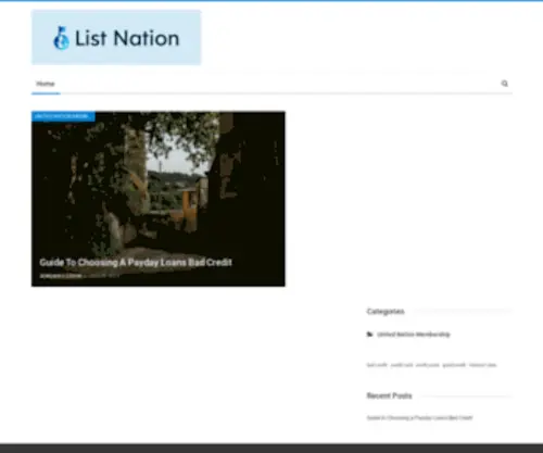 List-Nation.com(List Nation) Screenshot