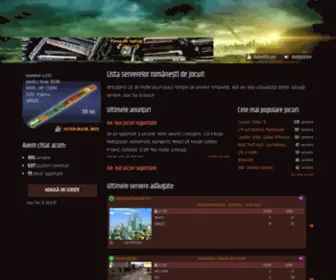 Lista-Servere.ro(Lista serverelor romanesti de jocuri multiplayer online) Screenshot