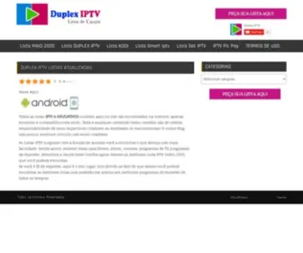 Listaiptv.com(Listaiptv) Screenshot