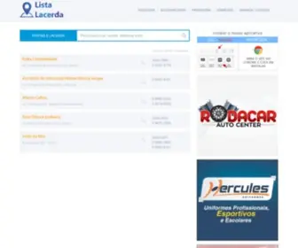 Listalacerda.com.br(Pontes e Lacerda) Screenshot