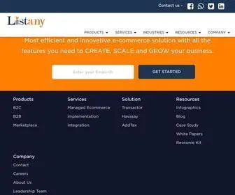 Listany.com(Listany eCommerce) Screenshot
