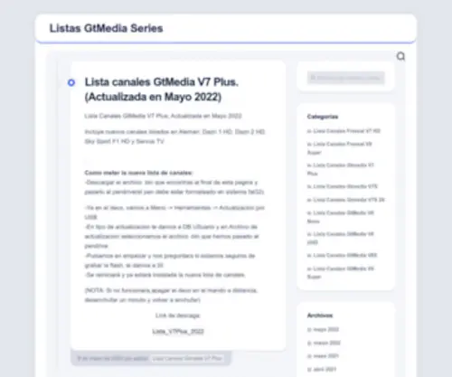 Listasgtmedia.net(Listas GtMedia Series) Screenshot